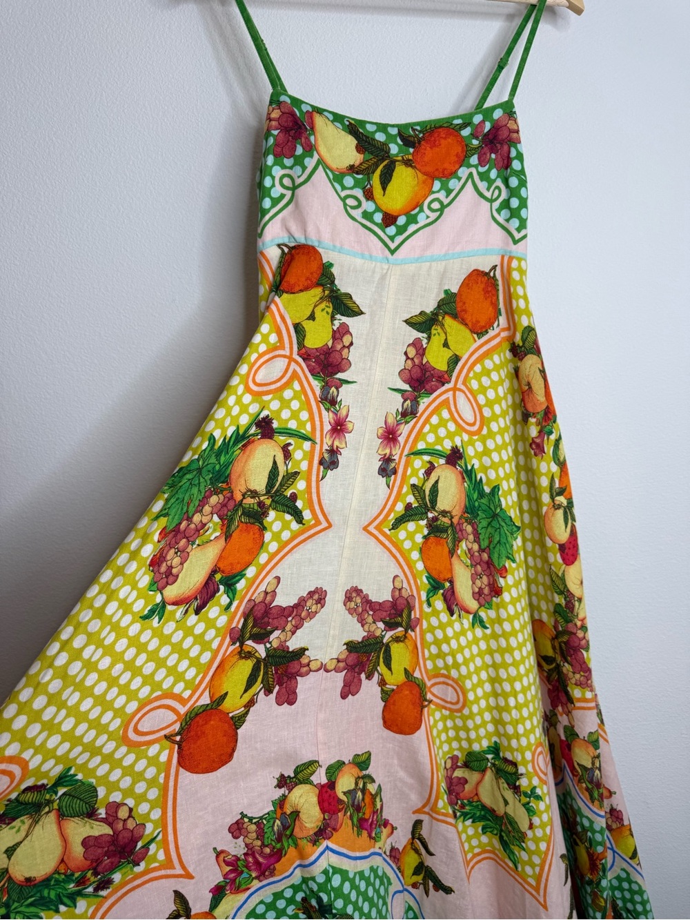 ALÉMAIS Lemonis Printed Linen
Midi Dress Sz 12 - Picture 9 of 16